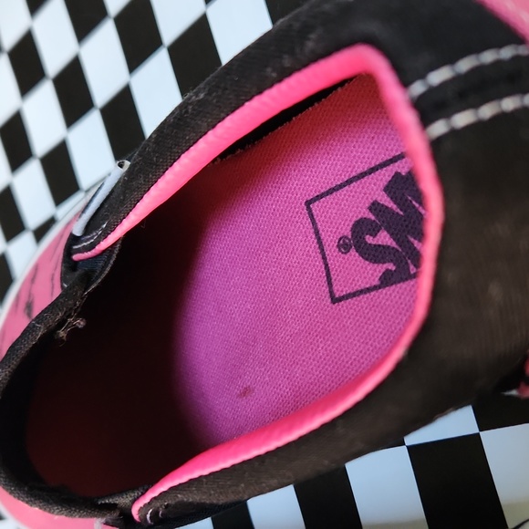 Warped Tour RARE bats Slip on Vans Size 7.5 Women's Men's 6 - Picture 15 of 16